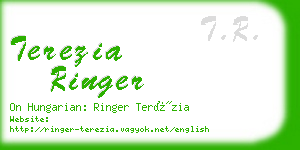 terezia ringer business card